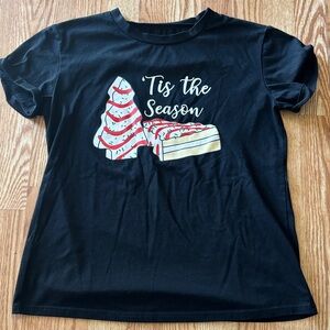 Festive Black Kids' T-Shirt - 'Tis the Season